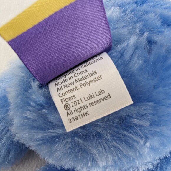 Luki Lab House Monsters Munchy Blue One Eyed Monster Plush Stuffed Animal Toy - Picture 9 of 9